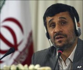 Iranian President Mahmoud Ahmadinejad