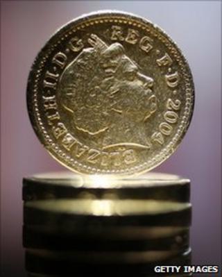 Pound coins