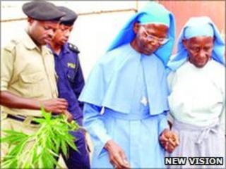 Nuns being taken in for questioning