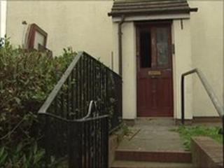 The attack happened at about 2300 BST on Thursday