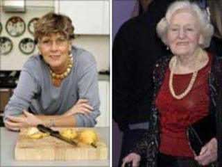 Prue Leith and Marguerite Patten