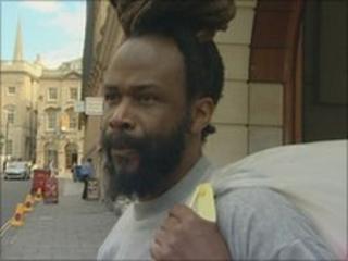 Stanley Bailey outside Bristol Crown Court