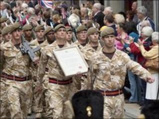 1st Battalion The Royal Anglian Regiment in Huntingdon