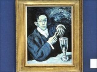 Portrait of Angel Fernandez de Soto by Pablo Picasso