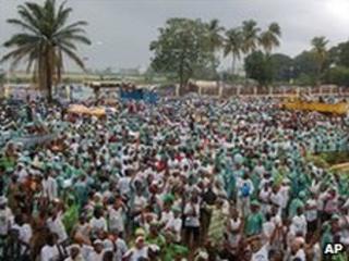 Election rally