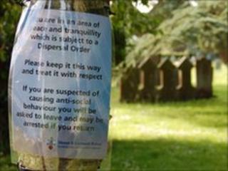 Graveyard dispersal order