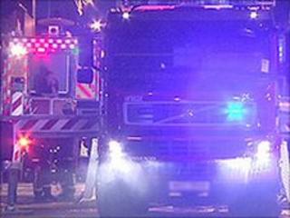 The fire at Mobuoy Road was discovered shortly before 0600 BST
