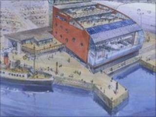 Artist's impression of Aeronautica museum