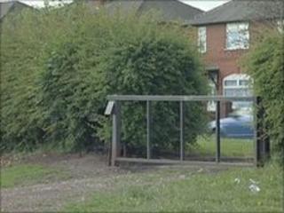 Scene of dog attack