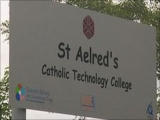 St Aelred's sign
