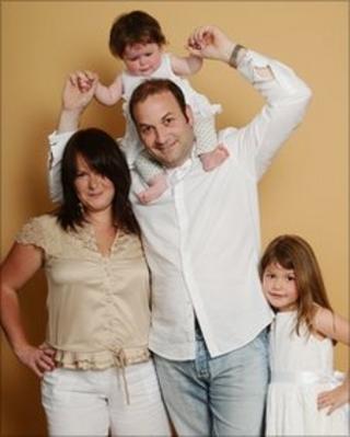Steven Rodway and his family