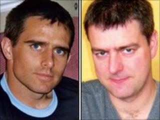 Firefighters James Shears and Alan Bannon