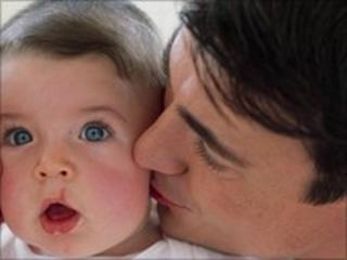 A father and son