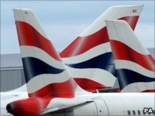 BA planes