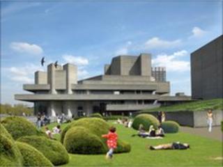 National Theatre roof garden. Copyright: Haworth Tompkins.
