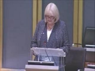 Cheryl Gillan addressing AMs