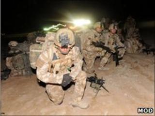 British troops in Afghanistan
