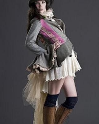 Judith R Clark design being modelled