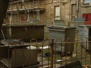 Slum housing