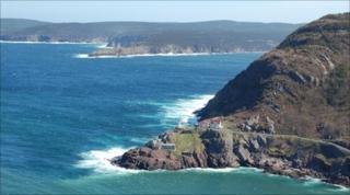 Newfoundland coastline near St John's
