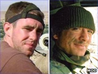 L/Cpl Andrew Breeze and Pte Jonathan Monk