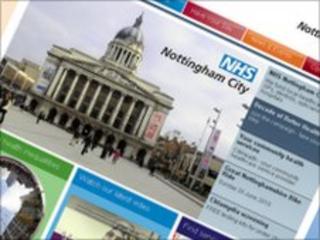 NHS Nottingham City website
