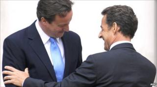 David Cameron and Nicolas Sarkozy