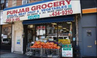 Shopfront in "Little Pakistan", Brooklyn