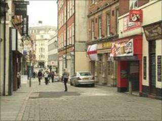 The scene of the attack