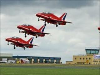 Red Arrows in 2009