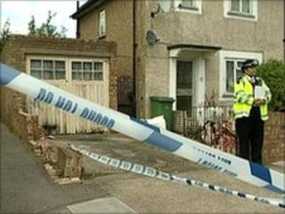 The scene of the shooting