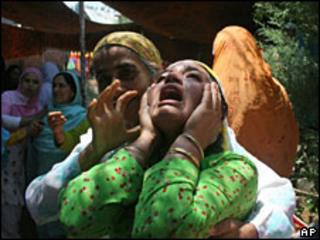Protests against the death of a young man in Srinagar on 20 June 2010