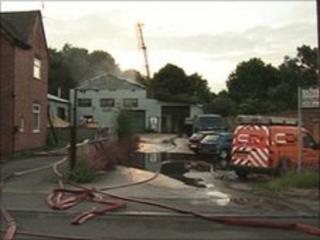 Ripley factory fire
