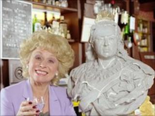 Peggy Mitchell (Barbara Windsor) in the Queen Vic