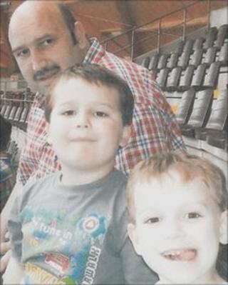 Andrew Wall and his sons