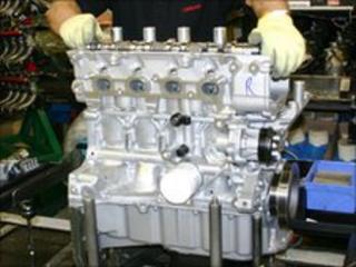 Production of the new engine