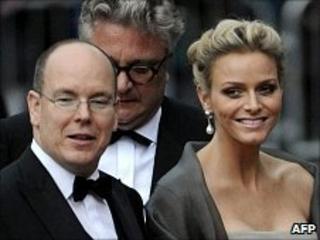 Prince Albert and Charlene Wittstock in Stockholm, June 18 2010
