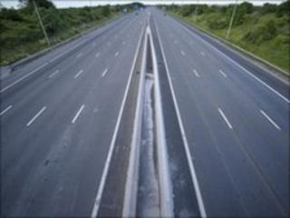 An empty road during England v USA match