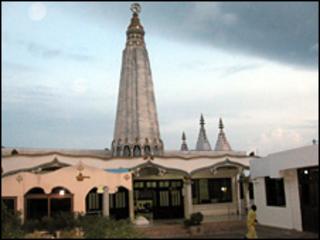 The Hindu temple in Ghana
