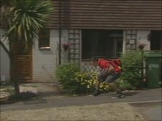 Ducking postman