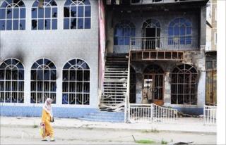 Uzbek neighbourhood in Osh
