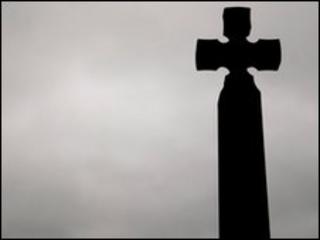 A stone cross