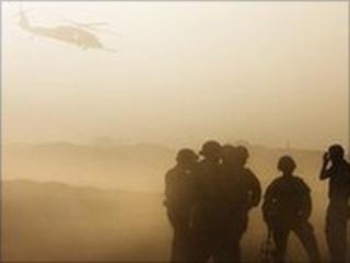 British soldiers training in Afghanistan