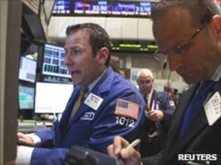 Traders on the New York Stock Exchange