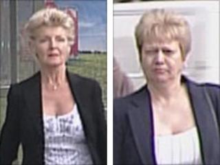 Annette Hopkins (l) and Margaret Priest