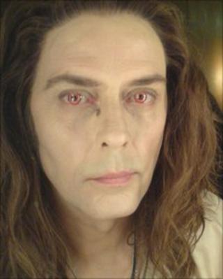 Peter Murphy in his Eclipse make-up