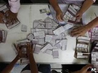 Votes are counted in Tamaulipas