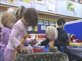 Children playing