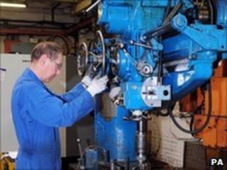 Man with machine