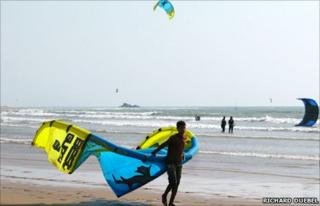 Essaouira beach in Morocco